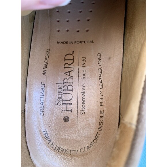 Samuel Hubbard Mens 9 Shoes Beige Nubuck/Suede Leather Casual M1100-012 main image 5